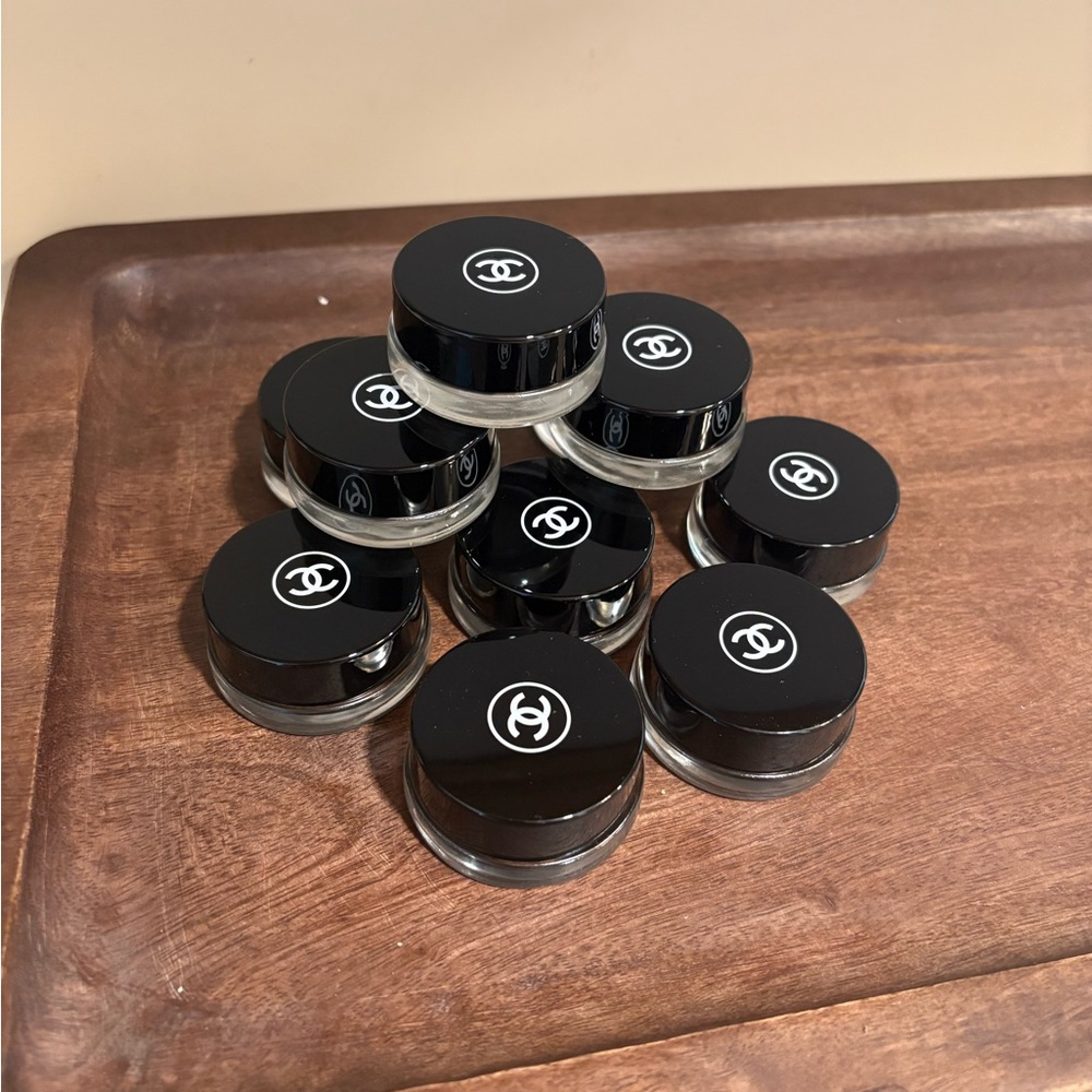 CHANEL Elegant Black Cosmetic Jars